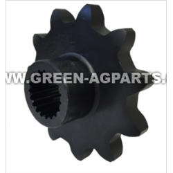 AH101339 Drive Sprocket, 11 tooth, spline bore. For John Deere bean head model 50A Series