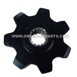 86837081 Case-IH 7 teeth upper drive chain gathering sprocket for cornheader