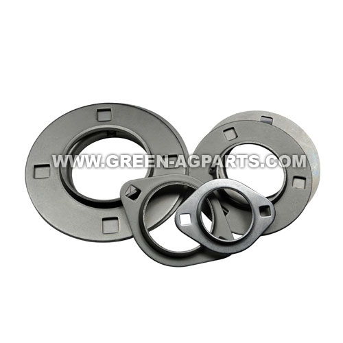 Triangular 3 Bolt hole self aligning mounting flanges