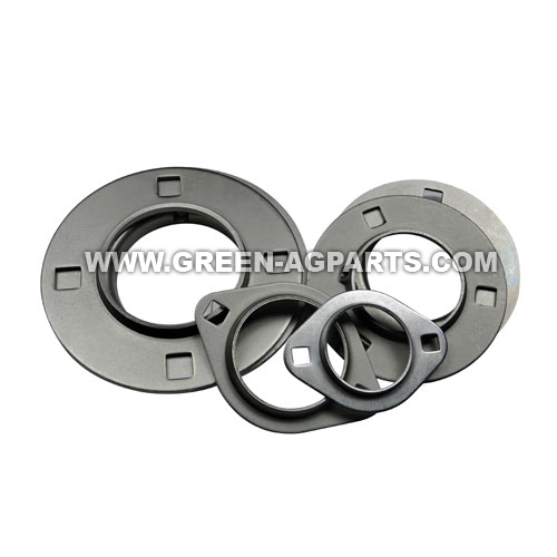 3 bolt hole round self aligning mounting flanges