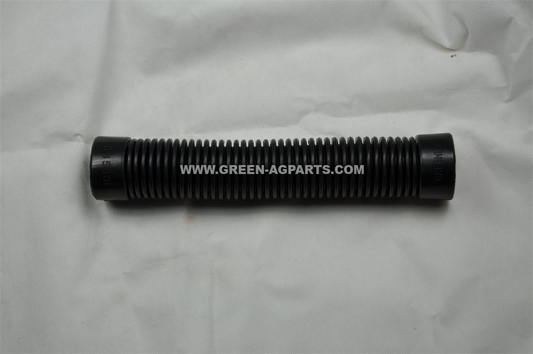 B35601 Dry fertilizer rubber tube for John Deere single and double disc fertilizer openers