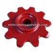 176278C1 Case-IH cornheader upper drive chain gathering sprocket with roll pin hole